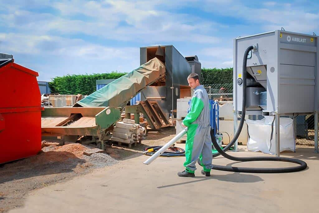 Sweep Abrasive Airflex Recovery Floor Airblast Eurospray