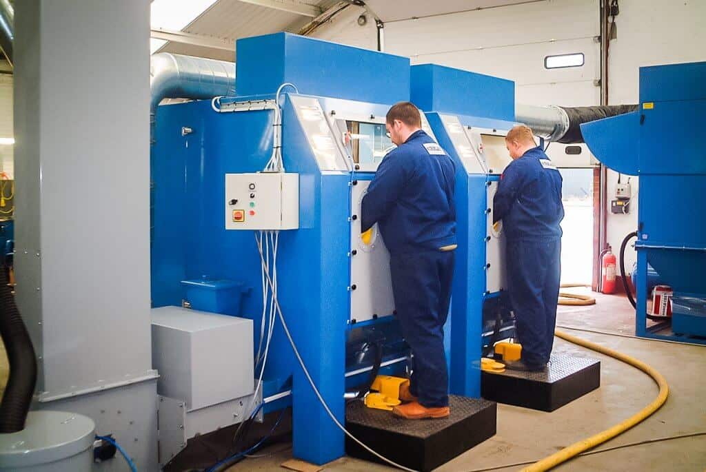 What is the purpose of wheel blasting? Airblast Eurospray