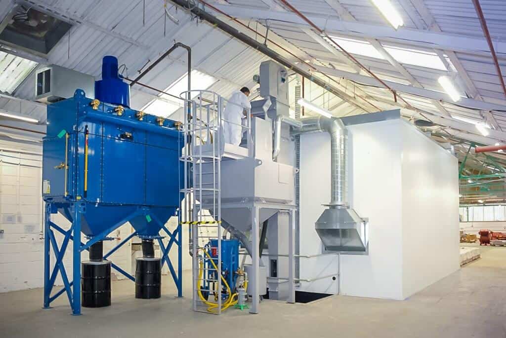 Portable Airvac Abrasive Vacuum Recovery Airblast Eurospray